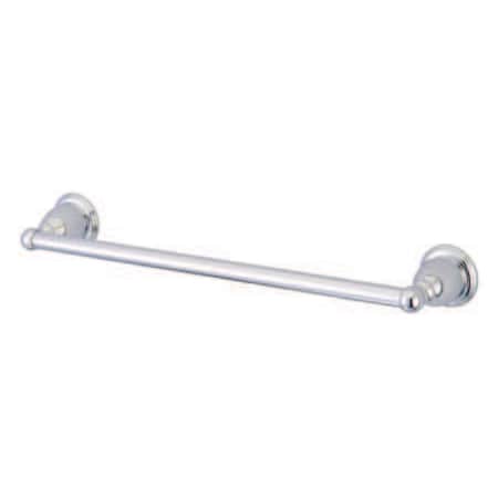 Kingston Brass Heritage 18" Towel Bar, Polished Chrome BA1752C